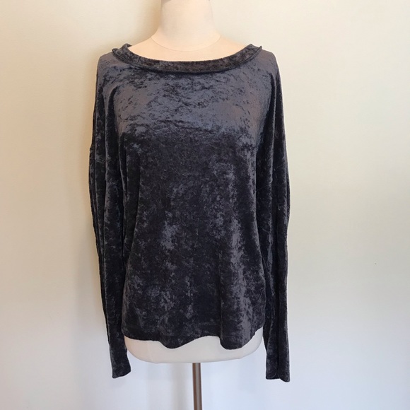 Free People Velvet Dolman Style Shirt - Picture 2 of 6